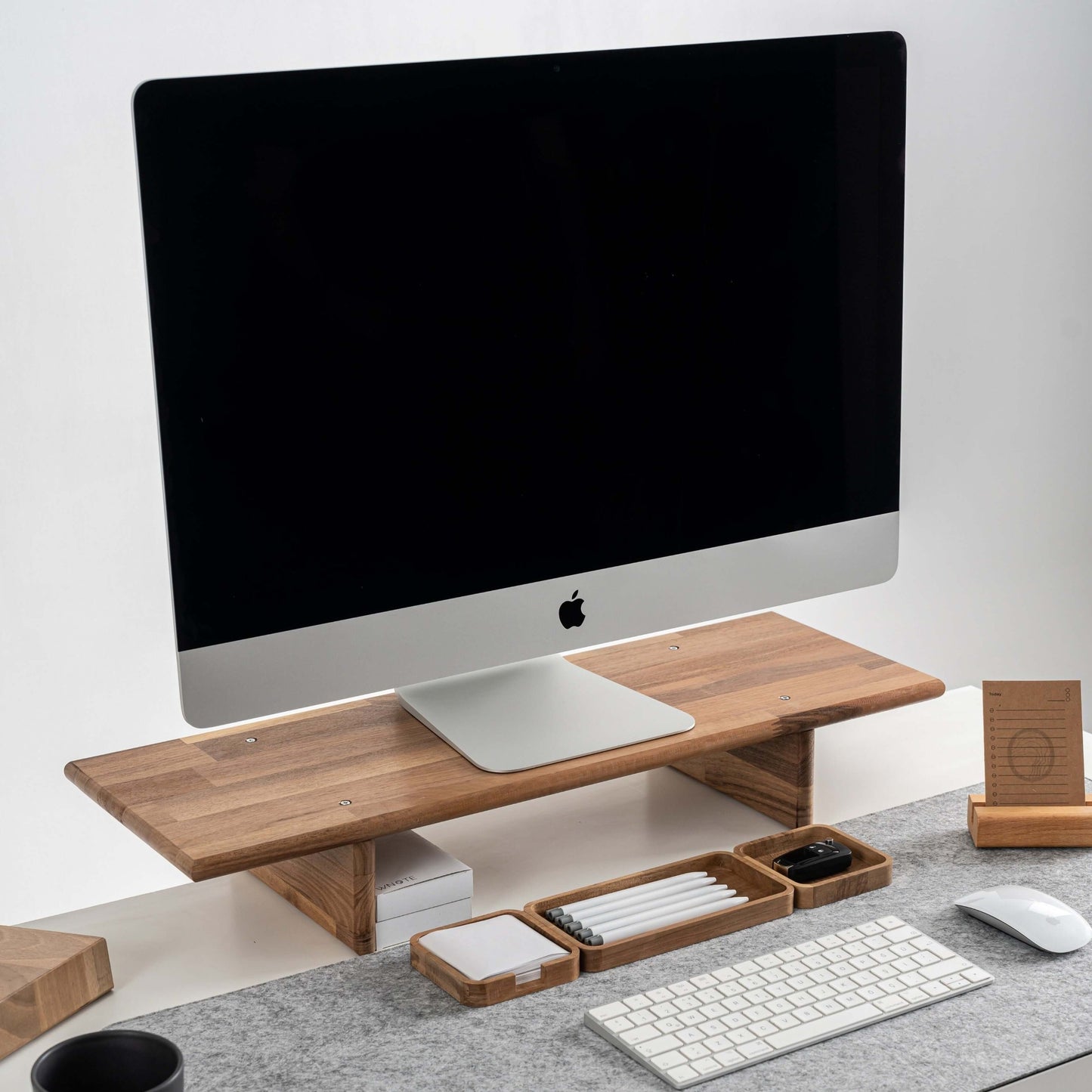 Ahşap Monitör Standı, Monitör Yükseltici