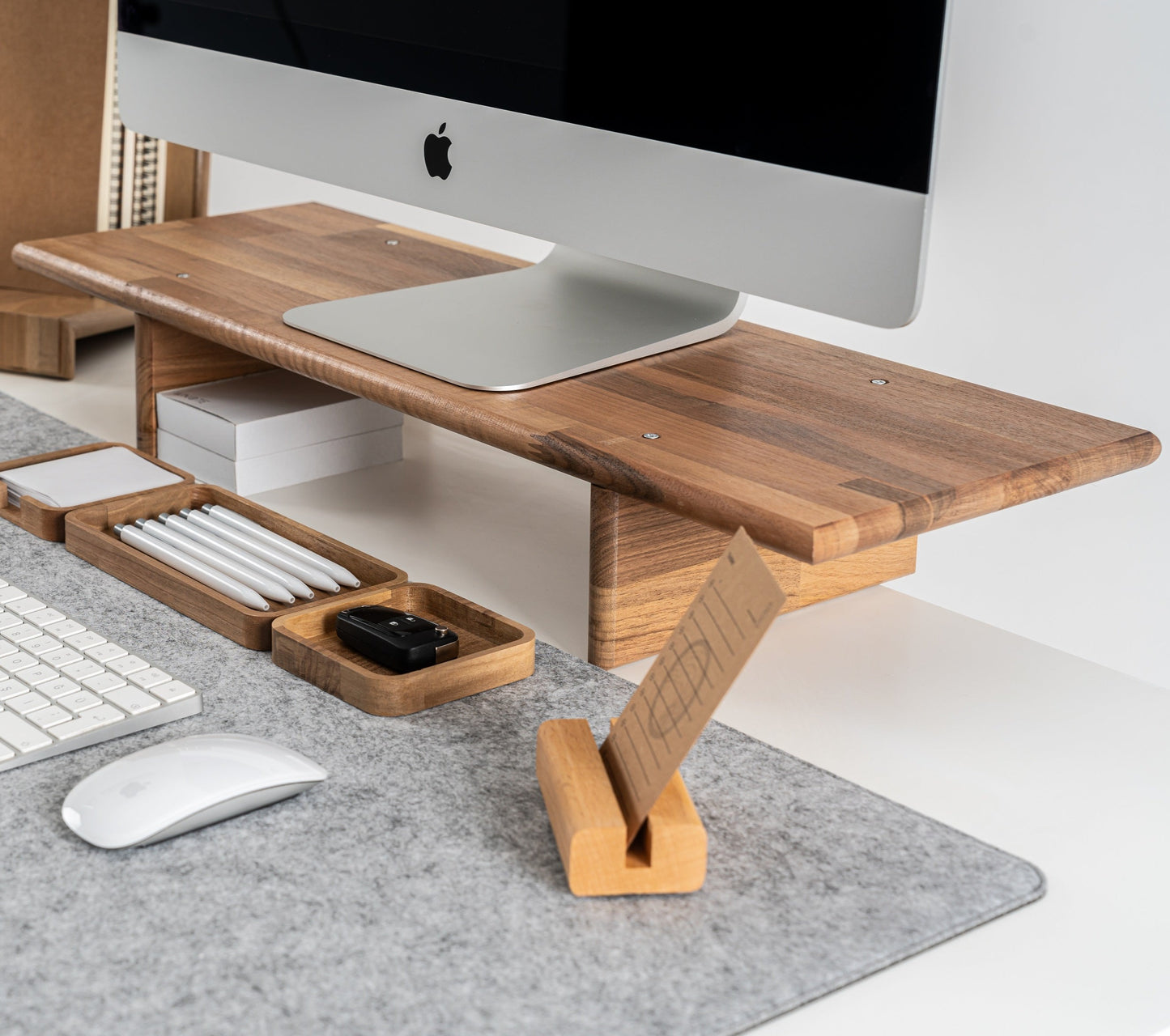 Ahşap Monitör Standı, Monitör Yükseltici
