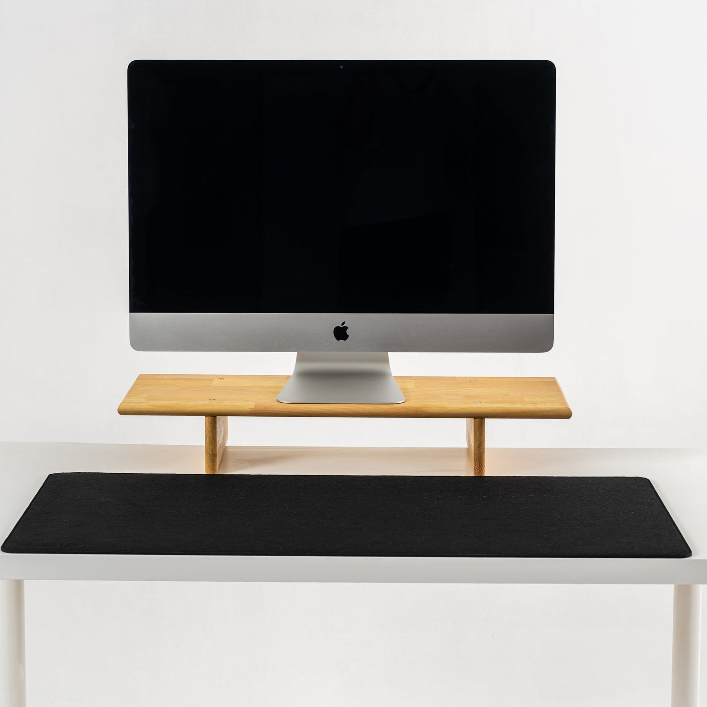 Keçe ve Deri Çift Taraflı Masa Matı - 40x90cm