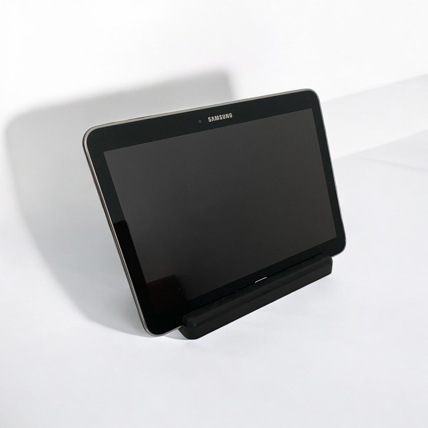 Ahşap Masaüstü Tablet Tutucu - Siyah