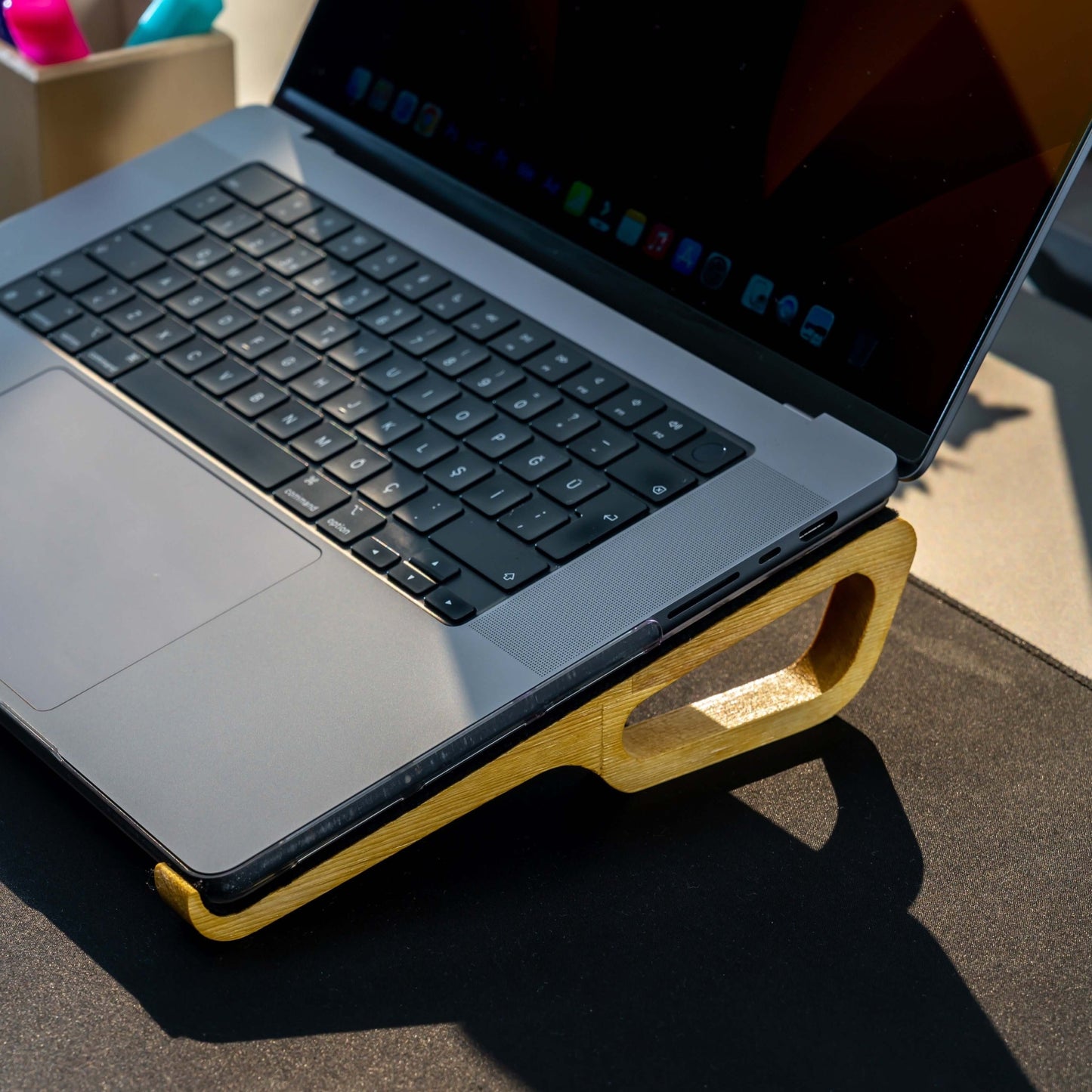 Ahşap Laptop Yükseltici, Laptop Standı