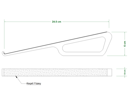 Ahşap Laptop Yükseltici & Tutucu - Ceviz